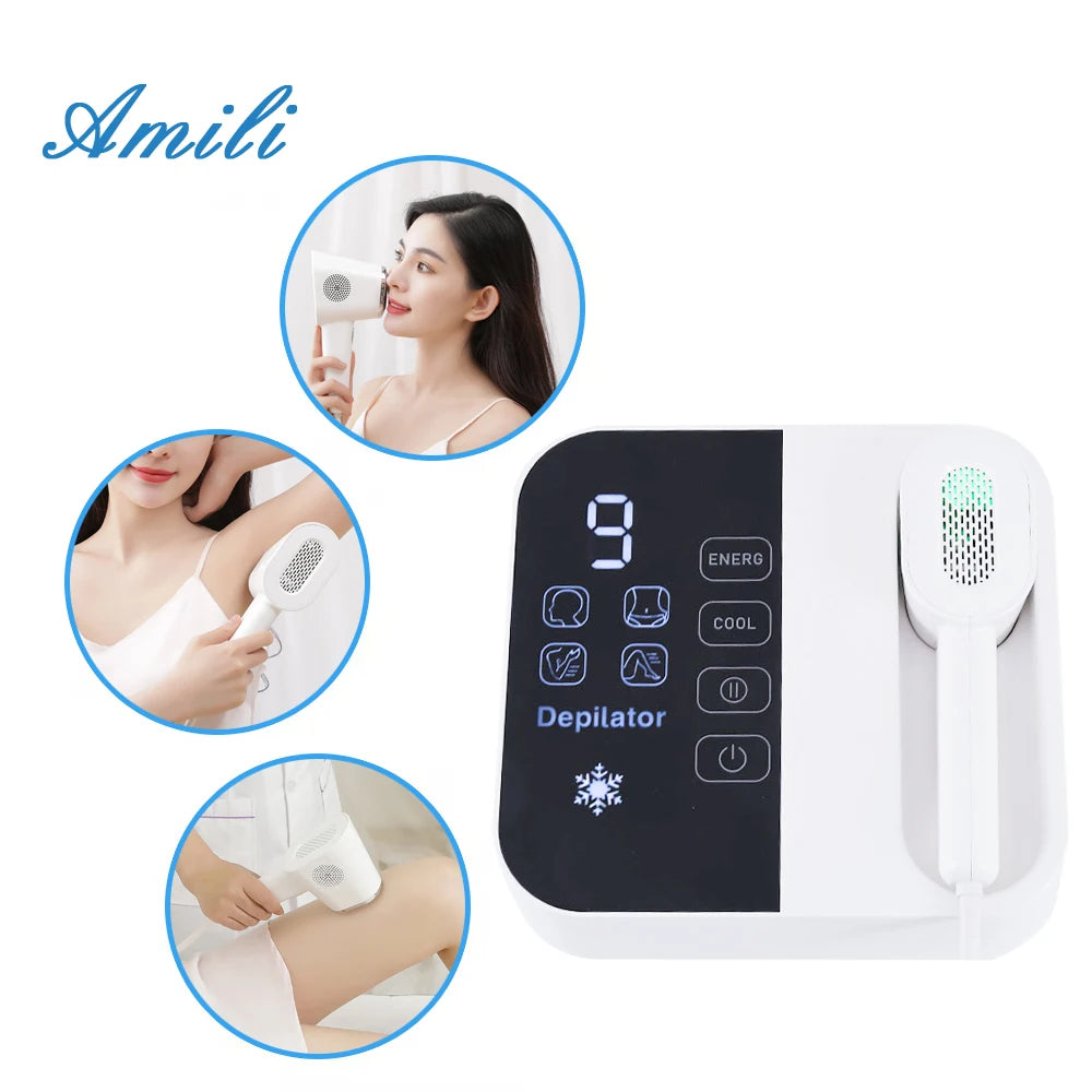 IPL Laser Hair Removal Device with Cooling System